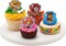 Paw Patrol Reporting For Duty Rings, Cupcake Decorations Featuring Chase, Marshall, Skye, And Rubble - 12 Pack